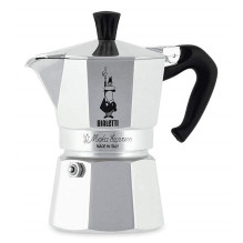 Bialetti Moka Express Moka puodas 0,06 l, aliuminis, juodas