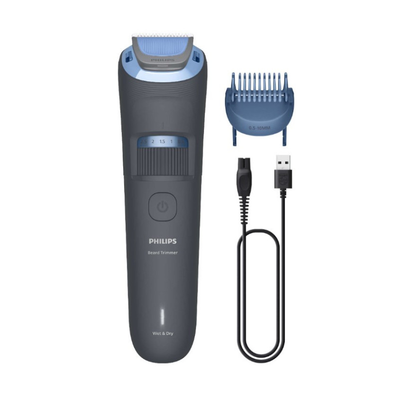 Philips Beard Trimmer 3000 Series BT3617 / 15 Beard grooming with rounded tip blades