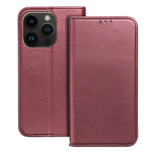 Smart Magnetic Case for Xiaomi Redmi 14C / Redmi A4 / Poco C75 Dark Red