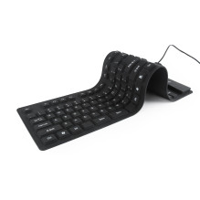 KLAVIATŪRA FLEXIBLE USB ENG / BLACK KB-109F-B GEMBIRD KLAVIATŪRA FLEXIBLE USB ENG / BLACK KB-109F-B GEMBIRD