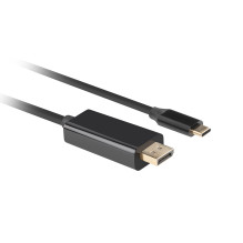 Lanberg CA-CMDP-10CU-0030-BK video cable adapter 3 m USB Type-C DisplayPort Black