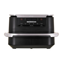 Ninja AF550EU fryer Double 6.6 L Stand-alone 2470 W Hot air fryer Black, Silver