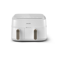 „Philips 3000“ serijos NA353 / 10 gruzdintuvė Dviguba 9 l Atskirai stovinti 2750 W karšto oro gruzdintuvė Sidabrinė, Bal