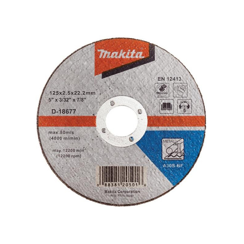 CUTTING DISC 125X2,5 A30S METALL