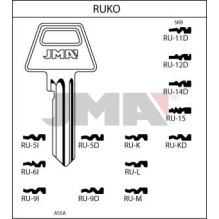 BLANK KEY RU-5D BLANK KEY RU-5D