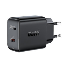 Įkroviklis Acefast A21 30W GaN USB-C juodas Įkroviklis Acefast A21 30W GaN USB-C juodas