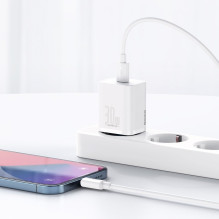 Įkroviklis Baseus Super Si 30W USB-C baltas CCSUP-J02