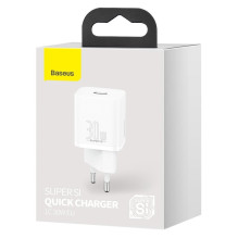 Charger Baseus Super Si 30W USB-C white CCSUP-J02