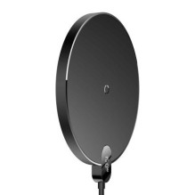 Wireless charger Baseus Digital LED Display Gen2 15W, black CCED000001