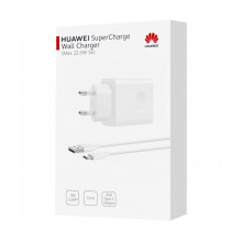 Charger Huawei CP404B SuperCharge 22.5W USB-A + USB-A to USB-C cable 1.0m white Charger Huawei CP404B SuperCharge 22.5W USB-A + USB-A to USB-C cable 1.0m white
