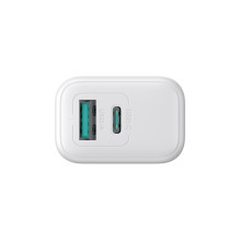 Charger Joyroom JR-TCF21 20W USB-C / USB-A white Charger Joyroom JR-TCF21 20W USB-C / USB-A white