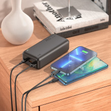External battery Power Bank Hoco J101B PD 20W+Quick Charge 3.0 22.5W 30000mAh black