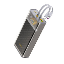 Išorinė baterija Power Bank Hoco J104A Discovery Edition 22.5W 20000mAh pilka Išorinė baterija Power Bank Hoco J104A Discovery Edition 22.5W 20000mAh pilka