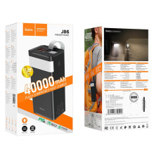 External battery Power Bank Hoco J86 22.5W Quick Charge 3.0 40000mAh black External battery Power Bank Hoco J86 22.5W Quick Charge 3.0 40000mAh black