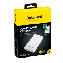 POWER BANK USB 20000MAH / WHITE XS20000 INTENSO