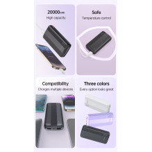 External battery Power Bank Awei P19K 5V / 2.4A 20000mAh black