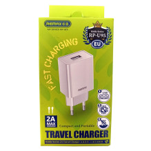 Įkroviklis Remax RP-U95 10W USB-A baltas Įkroviklis Remax RP-U95 10W USB-A baltas