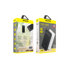 External battery Power Bank Awei P5K 5V / 2.1A 10000mAh black