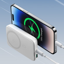 External battery Power Bank Joyroom JR-W020 20W MagSafe 10000mAh white External battery Power Bank Joyroom JR-W020 20W MagSafe 10000mAh white
