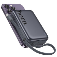 Išorinė baterija Power Bank Hoco Q44A 45W MagSafe 20000mAh juoda
