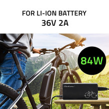Qoltec 50761 Charger for e-bike batteries 36V , 42V , 2A , 5.5*2.5 Qoltec 50761 Charger for e-bike batteries 36V , 42V , 2A , 5.5*2.5