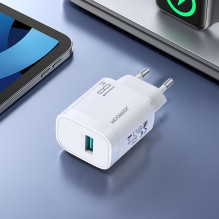 Įkroviklis Joyroom JR-TF4 18W USB-A baltas