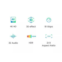 Kabelis Ugreen HD119 HDMI to HDMI 2.0m juodas (40101)