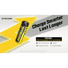 BATTERY RECH. LI-ION AA 1.5V / 4PACK NH2400 NITECORE BATTERY RECH. LI-ION AA 1.5V / 4PACK NH2400 NITECORE