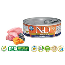 Farmina N&amp;D Cat Lamb &amp; Pumpkin &amp; Blueberry 70g
