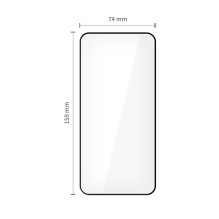 LCD apsauginis stikliukas Tech-Protect Glass Fit+ 2-Pack Xiaomi Redmi 15T / 15T Pro juodas