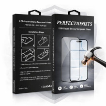 LCD screen protector Perfectionists 2.5D Super Strong Tempered Glass Apple iPhone 12 / 12 Pro black LCD screen protector Perfectionists 2.5D Super Strong Tempered Glass Apple iPhone 12 / 12 Pro black