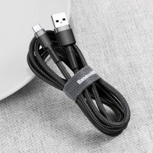 USB cable Baseus Cafule Type-C 1.0m 3.0A gray-black CATKLF-BG1 USB cable Baseus Cafule Type-C 1.0m 3.0A gray-black CATKLF-BG1