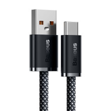USB kabelis Baseus Dynamic 100W USB-A to Type-C 1.0m pilkas CALD000616 USB kabelis Baseus Dynamic 100W USB-A to Type-C 1.0m pilkas CALD000616
