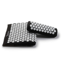 Massage acupressure mat with cushion Reach MM-001 black Massage acupressure mat with cushion Reach MM-001 black