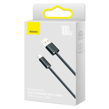USB cable Baseus Dynamic 100W USB-A to Type-C 1.0m gray CALD000616