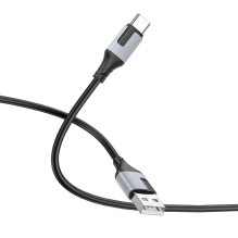 USB cable Borofone BX101 USB-A to USB-C 1.0m black USB cable Borofone BX101 USB-A to USB-C 1.0m black
