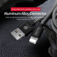 USB kabelis Dux Ducis K-ONE Lightning FastCharging 2.0m USB kabelis Dux Ducis K-ONE Lightning FastCharging 2.0m