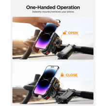 Phone holder for bicycle Joyroom JR-ZS266 black Phone holder for bicycle Joyroom JR-ZS266 black