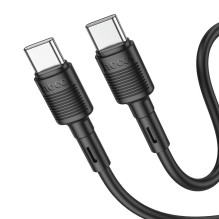 USB cable Hoco X83 60W Type-C to Type-C 1.0m black USB cable Hoco X83 60W Type-C to Type-C 1.0m black