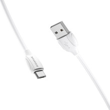 USB cable Borofone BX19 USB-A to MicroUSB 1.0m white