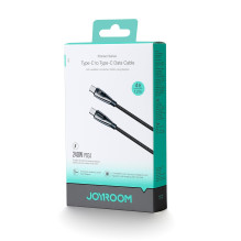 USB kabelis Joyroom SA31-CC5 USB-C to USB-C 240W 1.2m juodas USB kabelis Joyroom SA31-CC5 USB-C to USB-C 240W 1.2m juodas