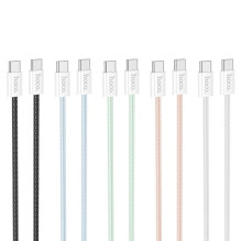 USB cable Hoco X104 60W USB-C to USB-C 2.0m black