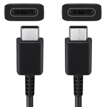 USB kabelis Samsung EP-DA705BBE 25W 3A Type-C-Type-C 1.0m juodas USB kabelis Samsung EP-DA705BBE 25W 3A Type-C-Type-C 1.0m juodas