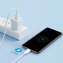 USB kabelis Joyroom S-UM018A9 USB to MicroUSB 2.4A 1.0m juodas USB kabelis Joyroom S-UM018A9 USB to MicroUSB 2.4A 1.0m juodas