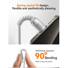 USB cable Joyroom S-A51 USB-A to Lightning 3A 1.2m gray USB cable Joyroom S-A51 USB-A to Lightning 3A 1.2m gray