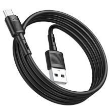 USB cable Hoco X83 USB-A to MicroUSB 1.0m black USB cable Hoco X83 USB-A to MicroUSB 1.0m black