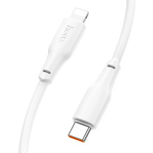 USB kabelis Hoco X93 60W USB-C to USB-C 1.0m baltas