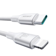 USB cable Joyroom S-A28 USB-C to Lightning 30W 1.0m white USB cable Joyroom S-A28 USB-C to Lightning 30W 1.0m white