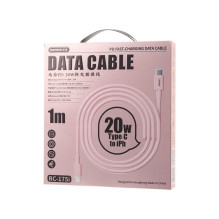 USB cable Remax RC-175i USB-C to Lightning 20W 1.0m white USB cable Remax RC-175i USB-C to Lightning 20W 1.0m white