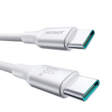 USB kabelis Joyroom S-A28 USB-C to USB-C 60W 1.0m baltas